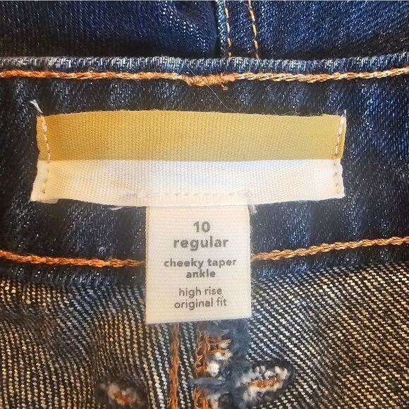 Maurices cheeky taper ankle jeans, high rise, sz 10 with 27" inseam, like new - Picture 5 of 5